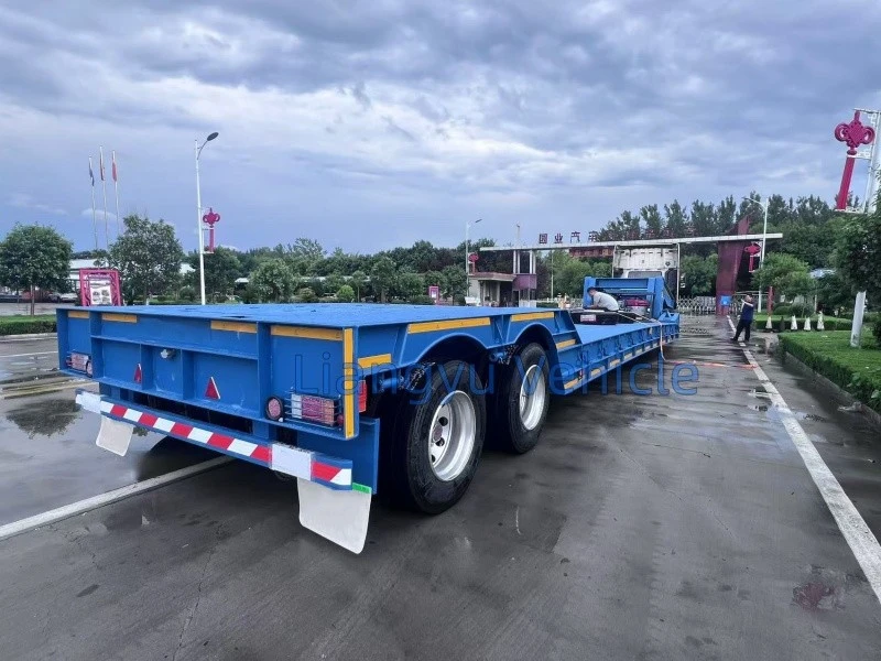 Removable gooseneck lowbed trailer4
